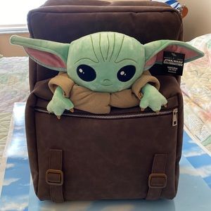 Star Wars Celebration Mandalorian The Child Backpack New!